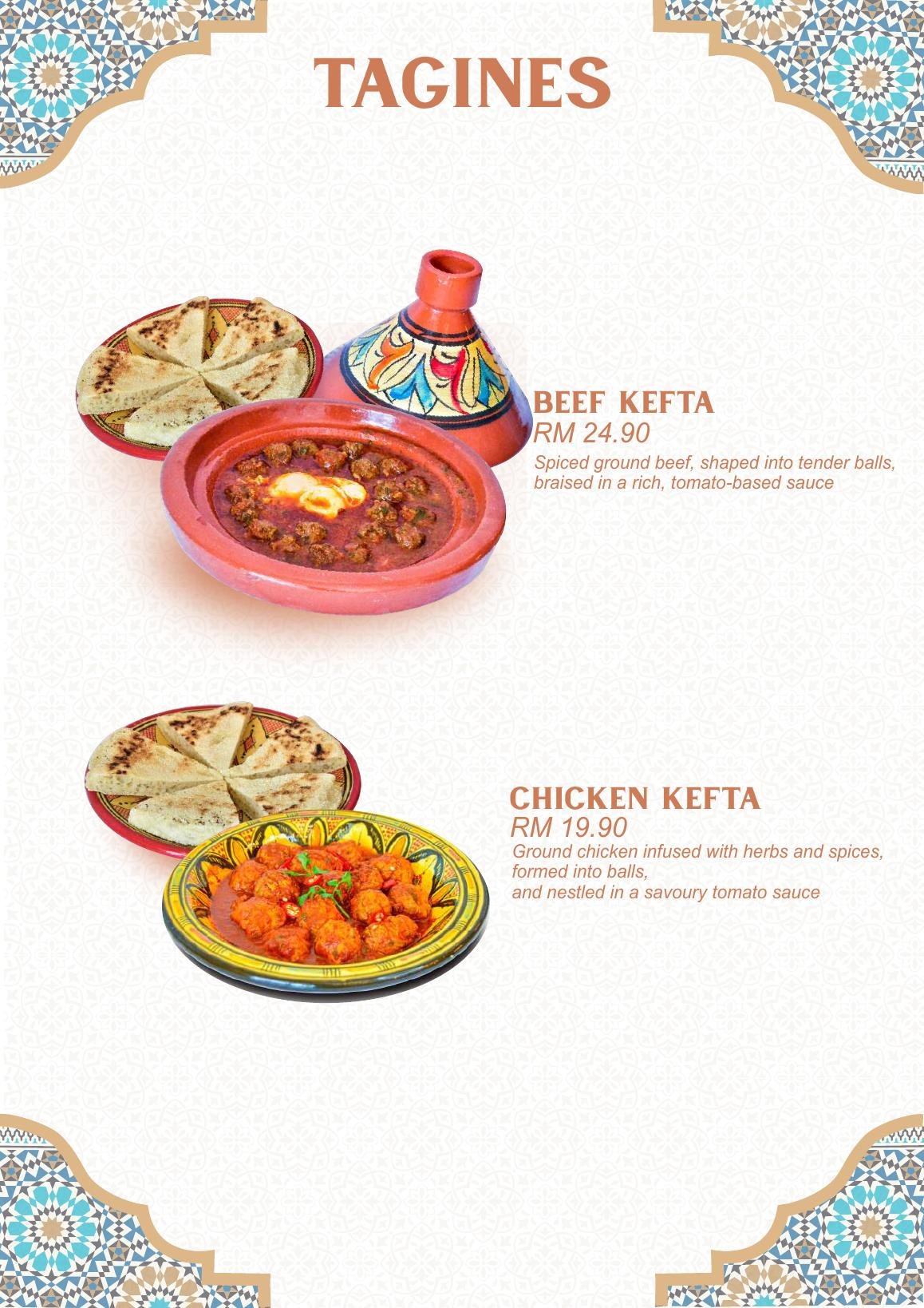 Menu Page 06 — Rice Dishes